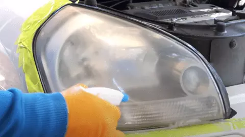 how to clean car headlights