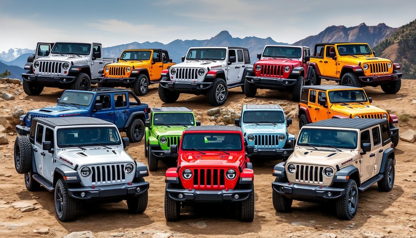 Different Types Of Jeep Wranglers