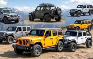 Different Types of Jeep Wranglers Through the Years