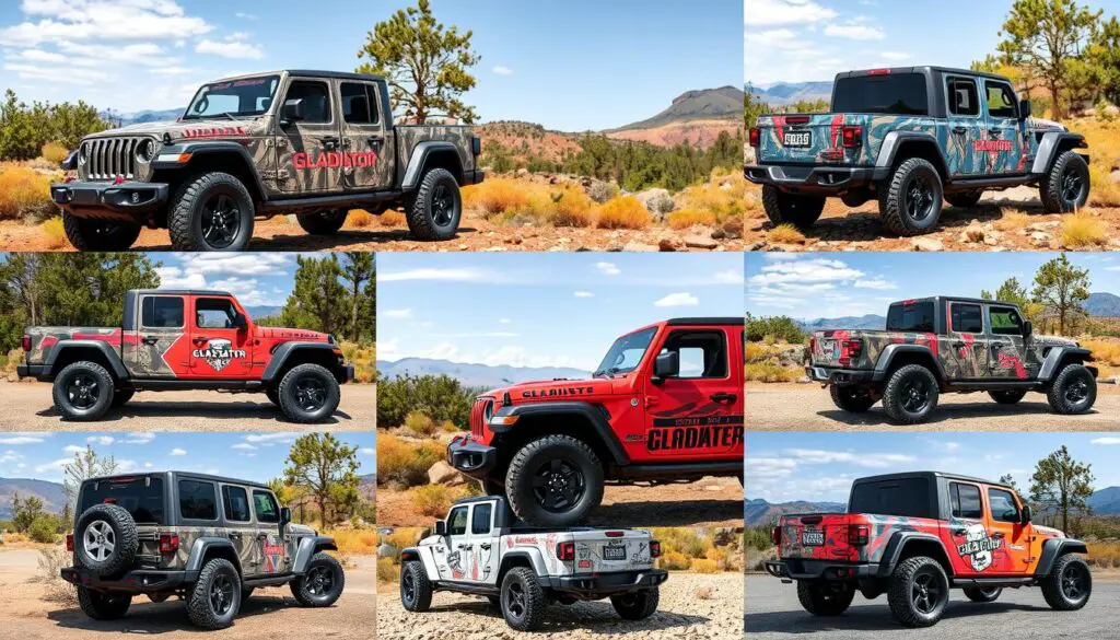 Jeep Gladiator wrap options