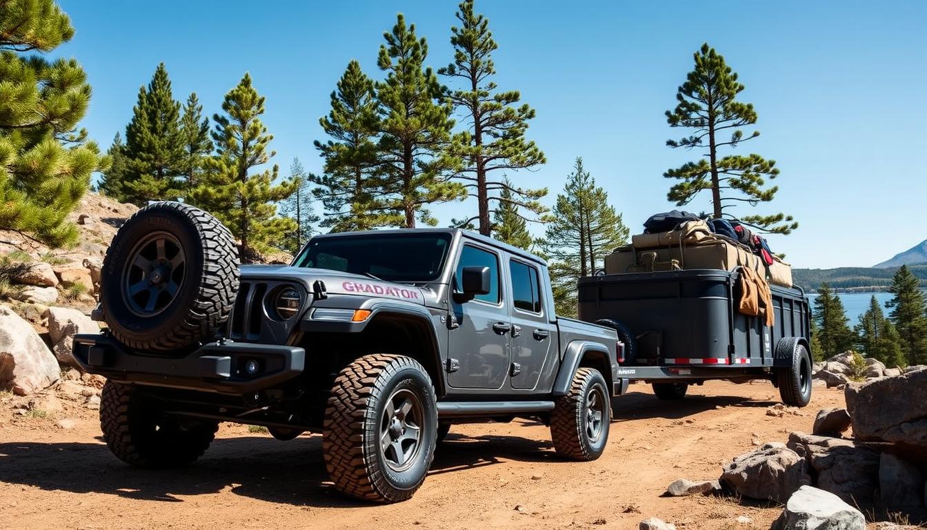 how much can a jeep gladiator tow