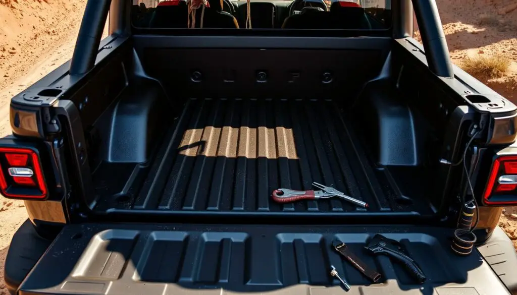 jeep gladiator cargo bed length