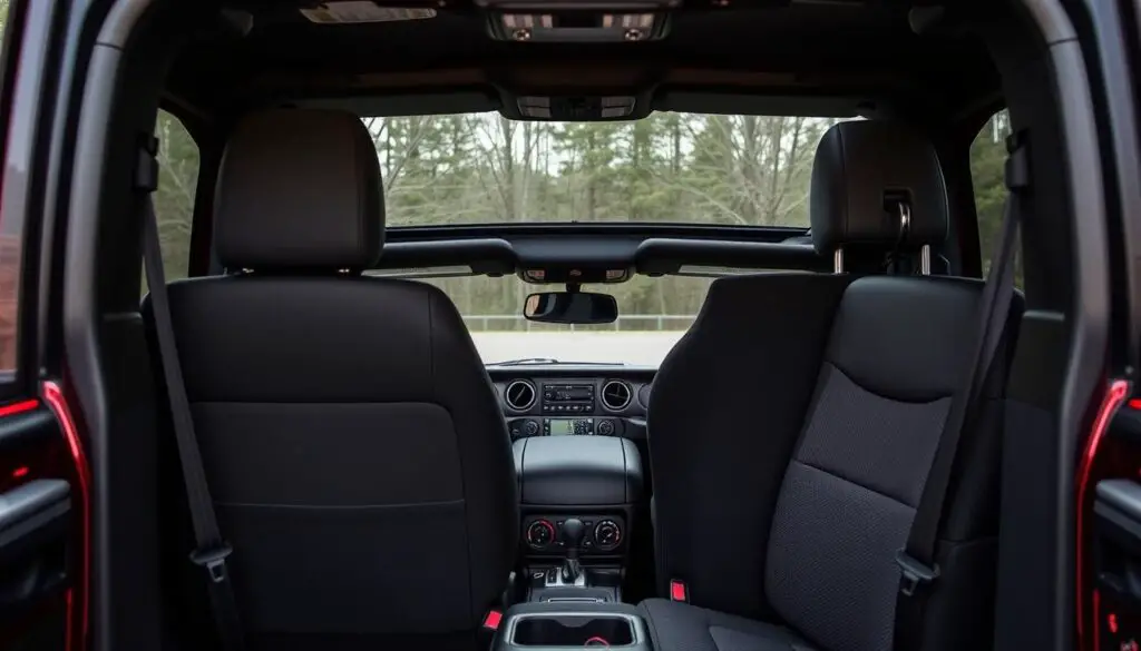 jeep gladiator interior space limitations