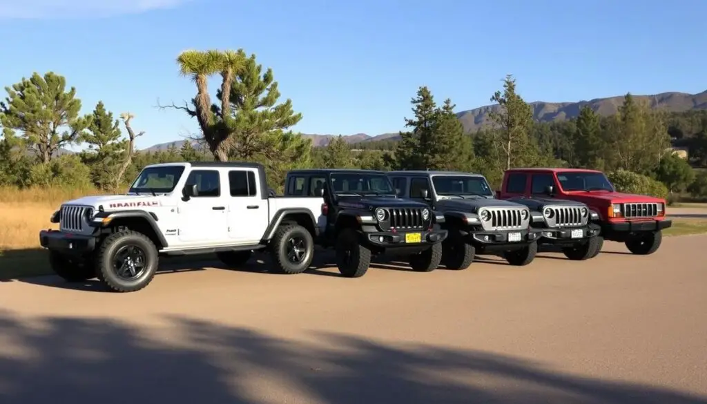 jeep gladiator length comparison