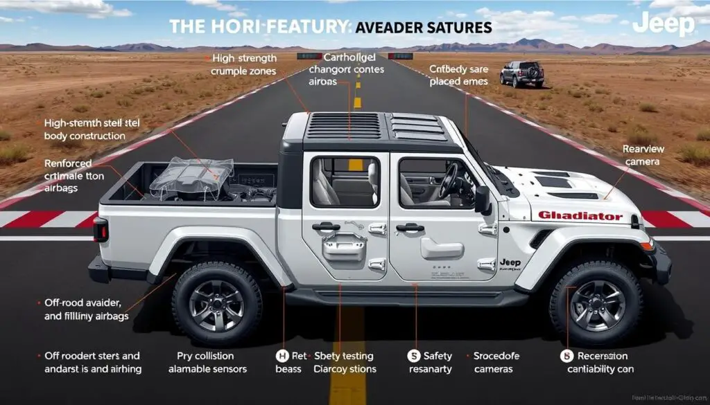 jeep gladiator safety features