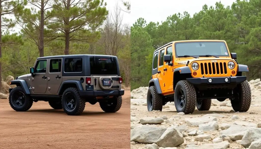 jeep wrangler comparison