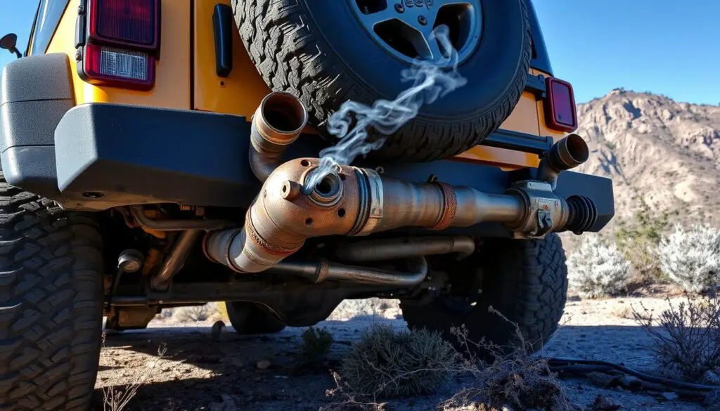 jeep wrangler exhaust system issues