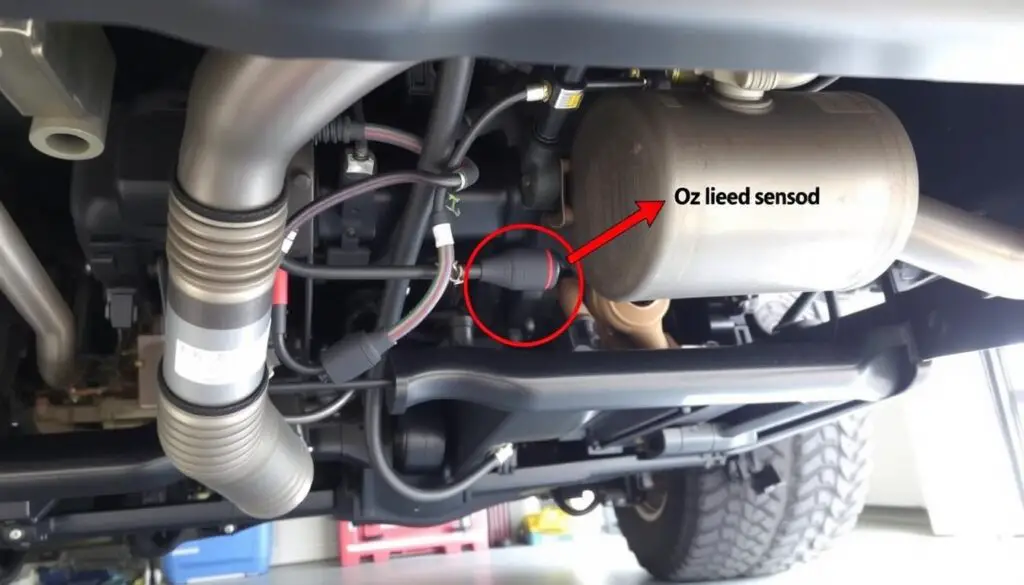 jeep wrangler o2 sensor location