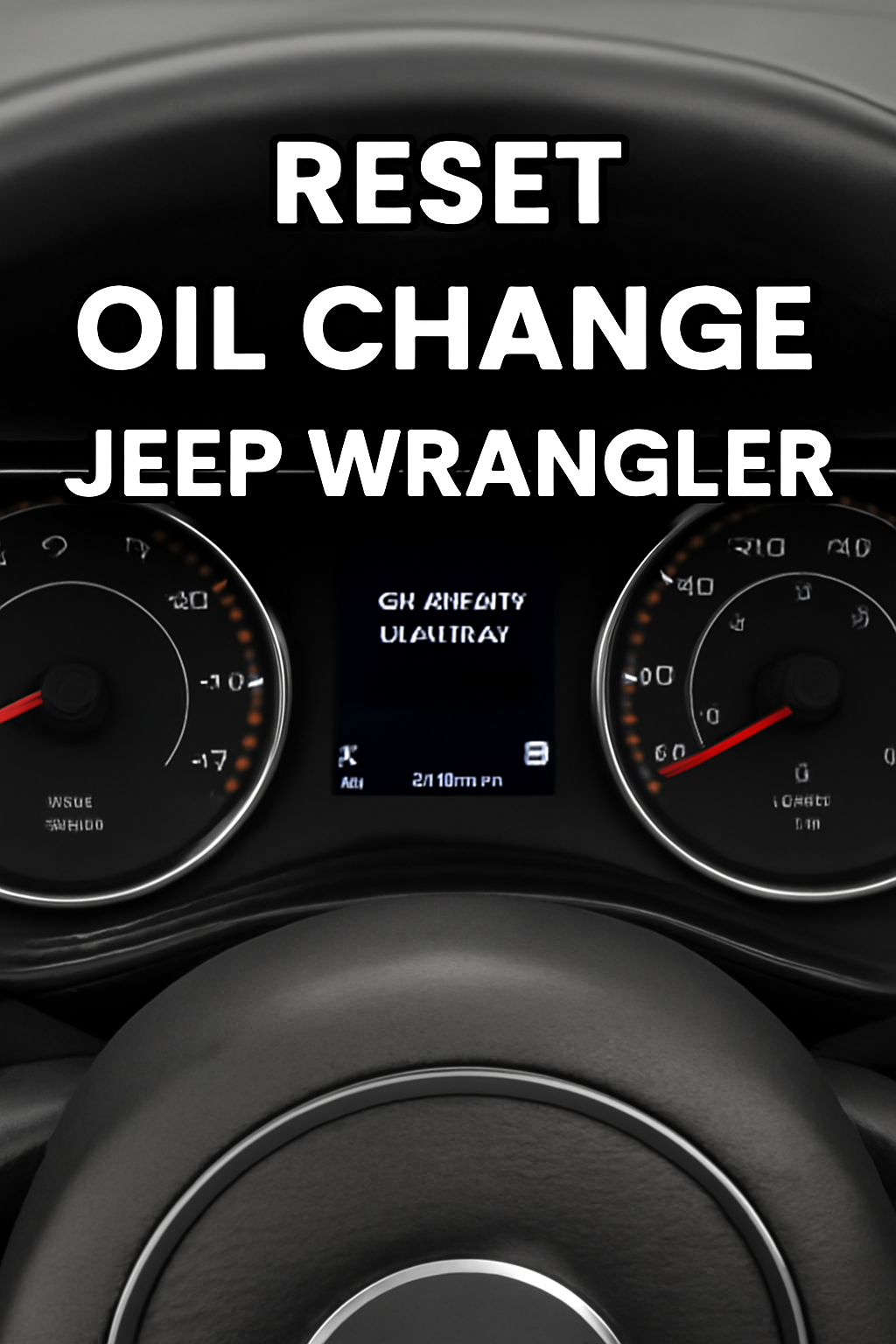 How to reset oil change jeep wrangler