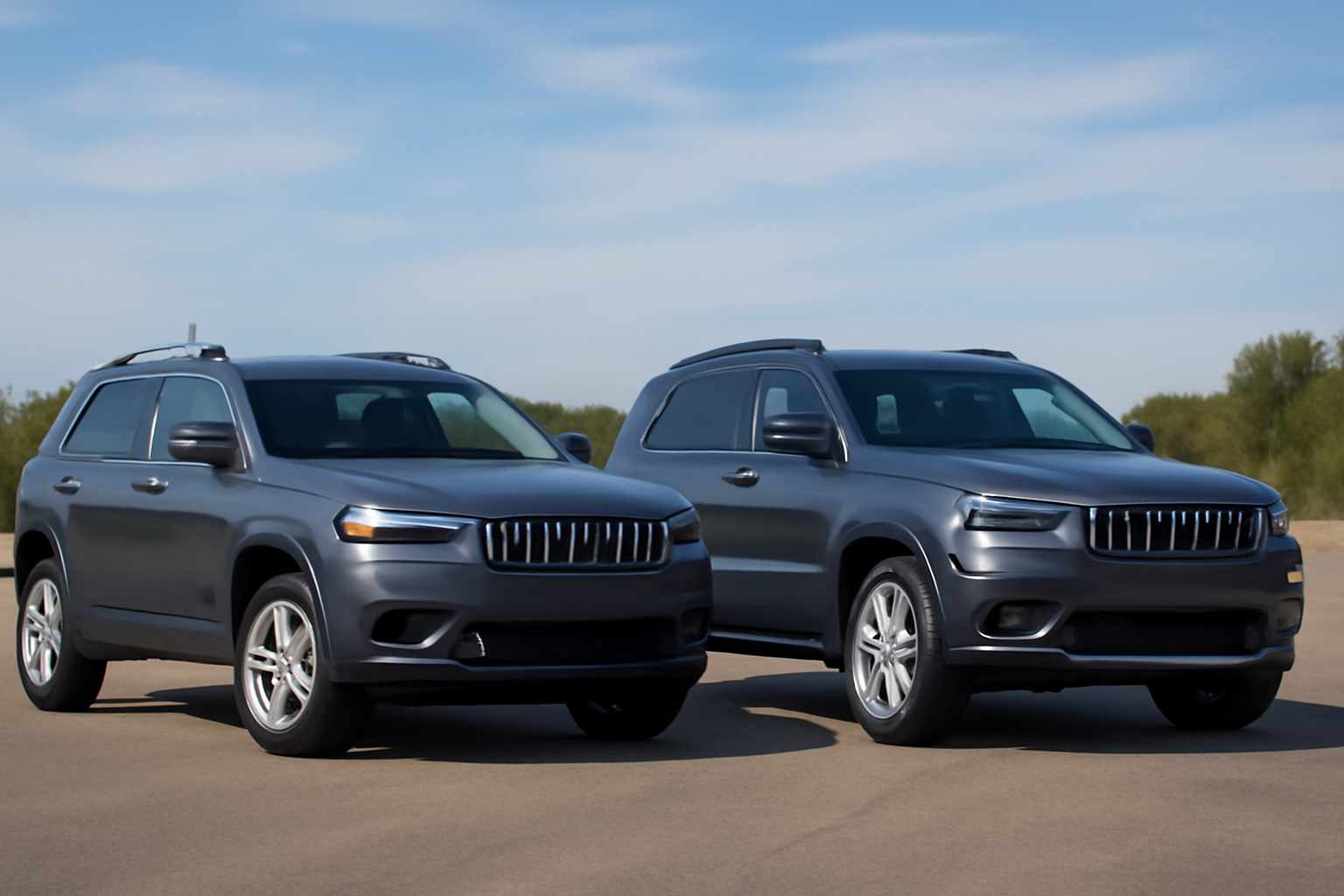 Is a jeep cherokee smaller than a grand cherokee
