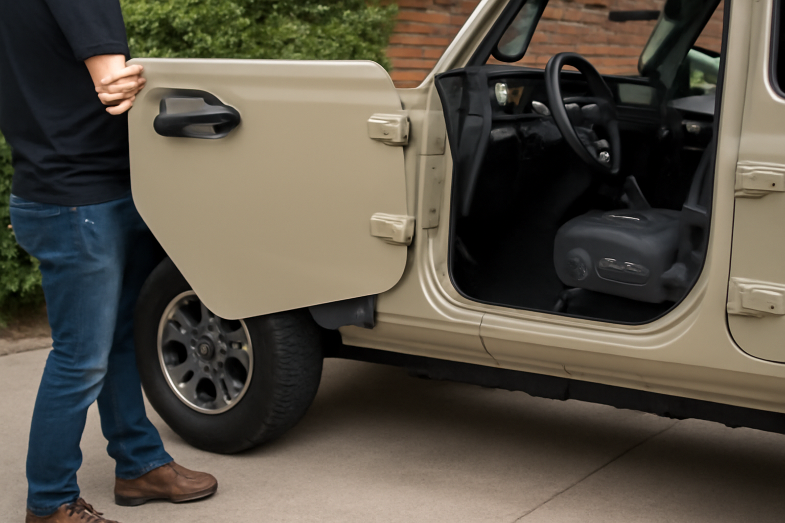 how to remove jeep gladiator doors