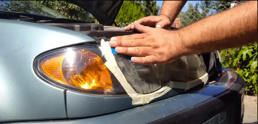 How to clear foggy car headlights